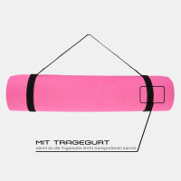Yoga Matte (TPE) - pink/grau
